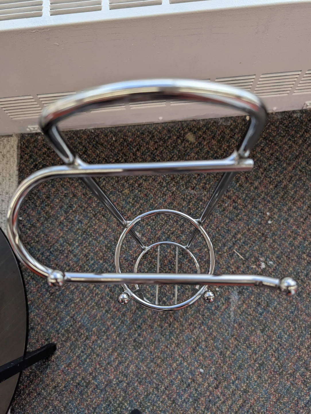 Chrome Metal Toilet Paper Holder - photo 2