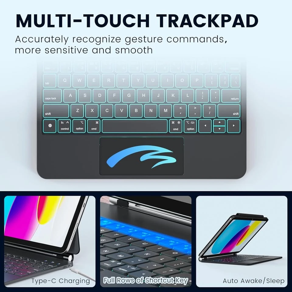 RAYMCRAFT Keyboard Case for iPad Air 11-inch & iPad Pro 11-inch - photo 5