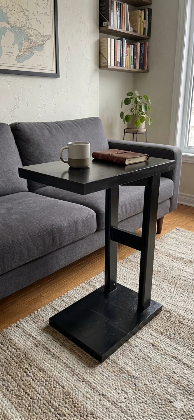 Black side table / C-table