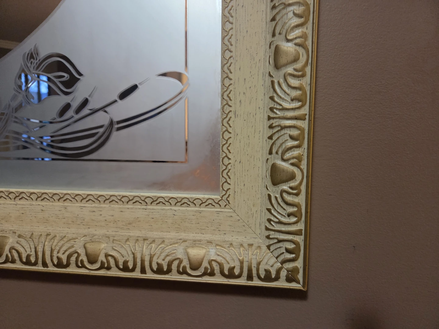 Decorative Wall Mirror with Ornate Frame - photo 2