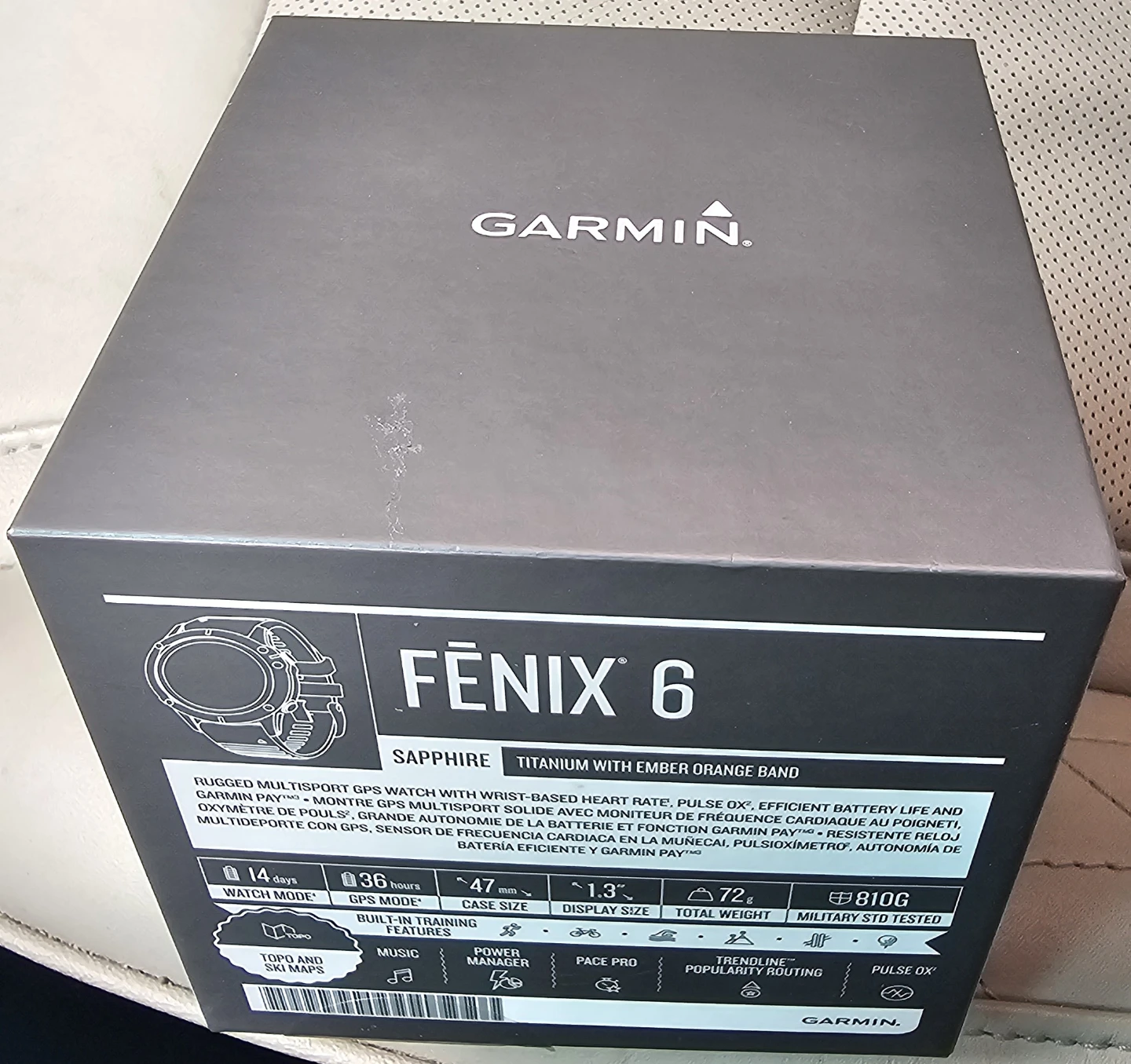 Garmin Fenix 6 Sapphire Multisport GPS Watch - photo 2