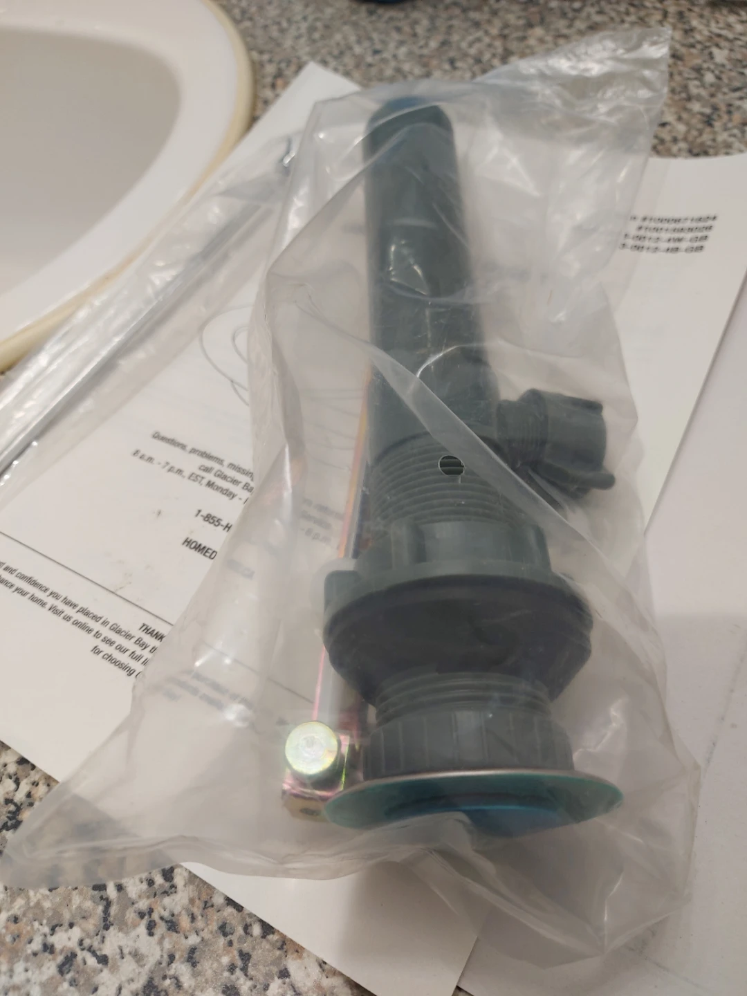 Glacier Bay Bathroom Sink Drain Assembly - photo 2
