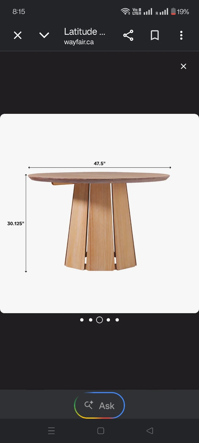 Wooden Dining Table Legs- Cenused White - photo 5