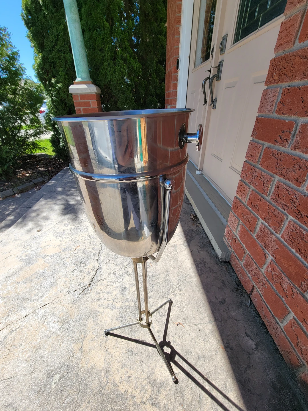 Stainless Steel Ice Bucket with Stand - photo 2