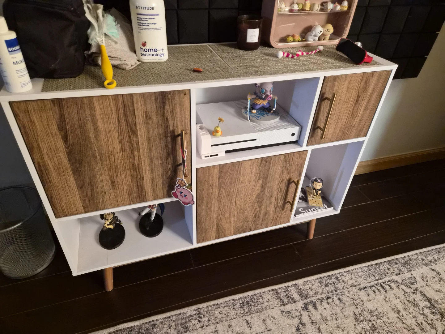 Mid-Century Modern Style Media Console