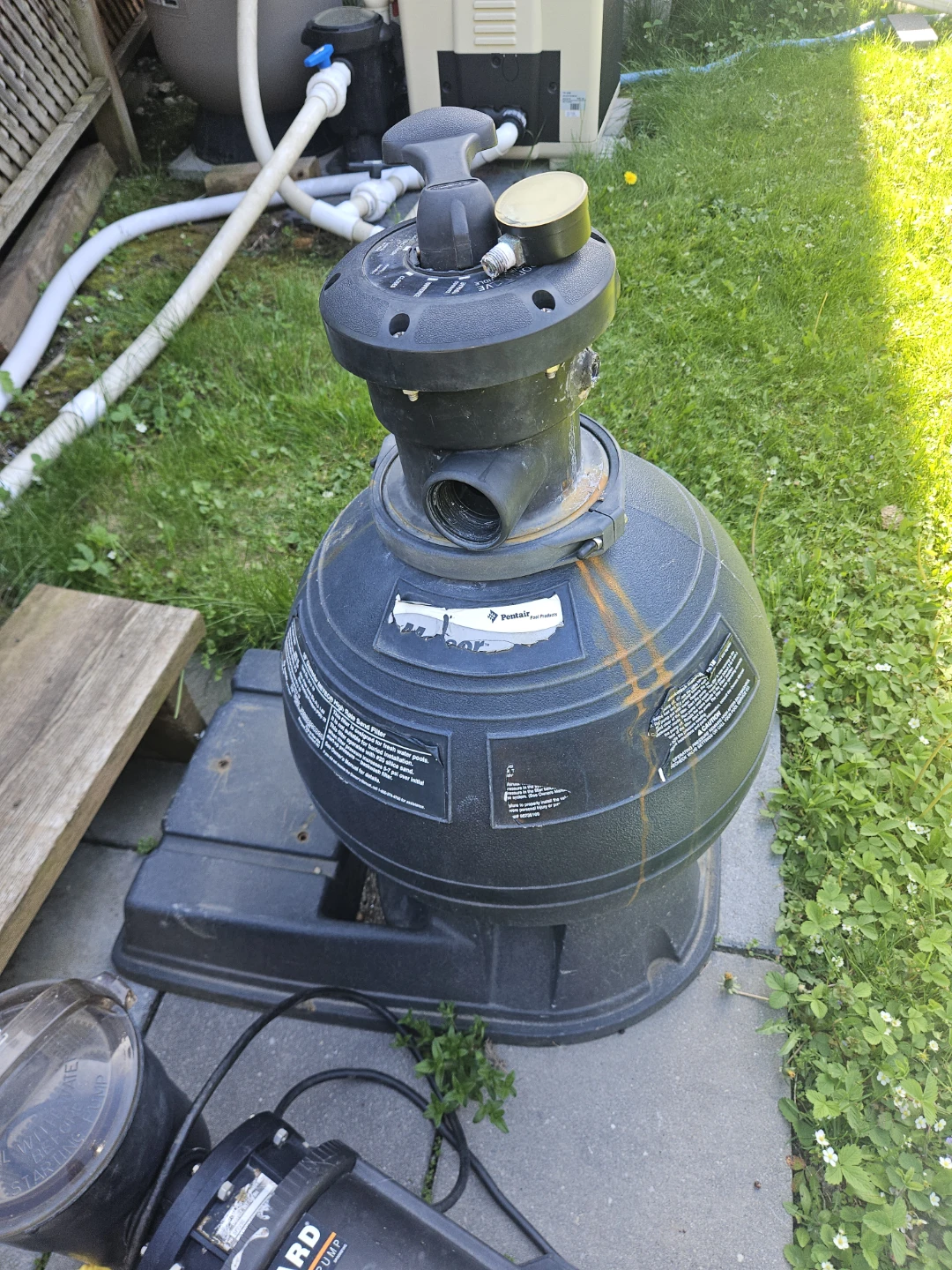 Pentair "Meteor" 18" High Rate Sand Filter with Hayward Pump - photo 2