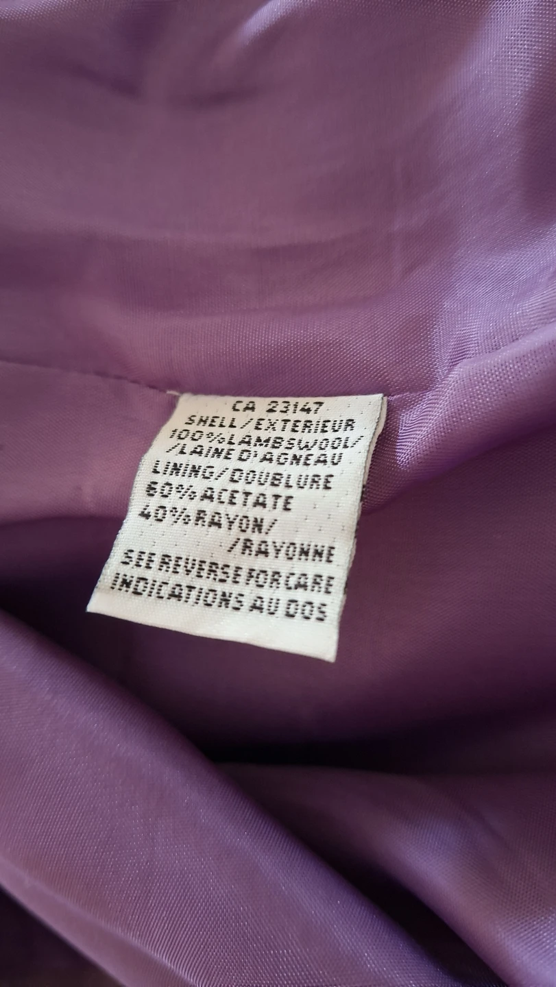 Talbots Women's Purple Wool Blend Blazer - photo 4