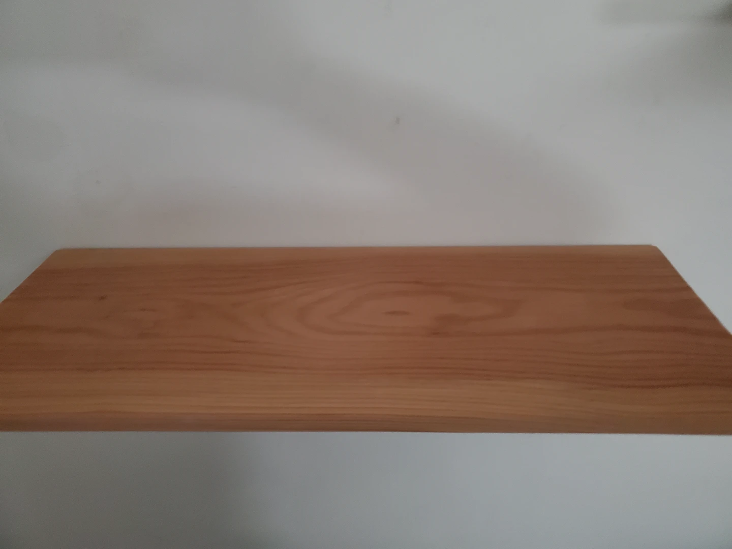 Wooden Shelf with Black Brackets - photo 2