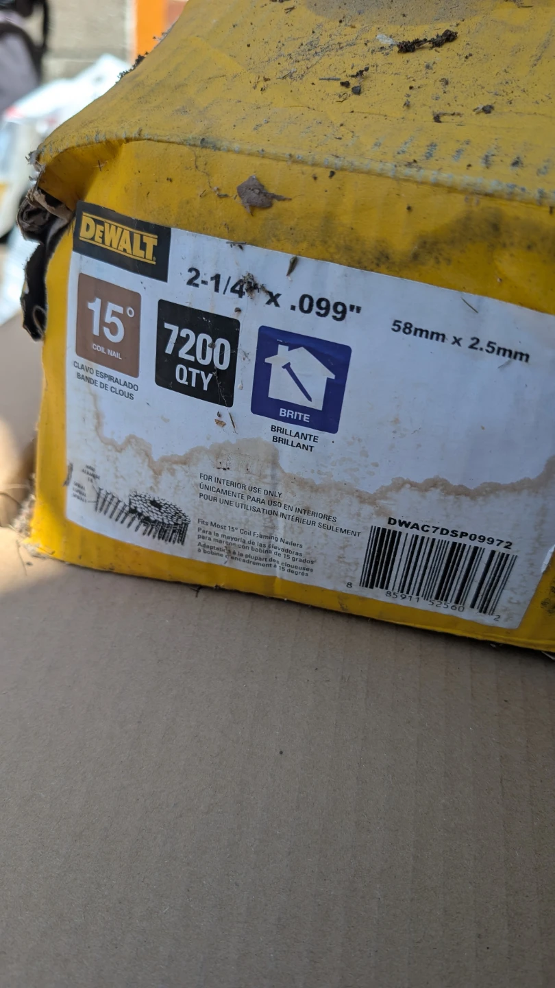 DeWalt 15° Coil Nails - photo 3
