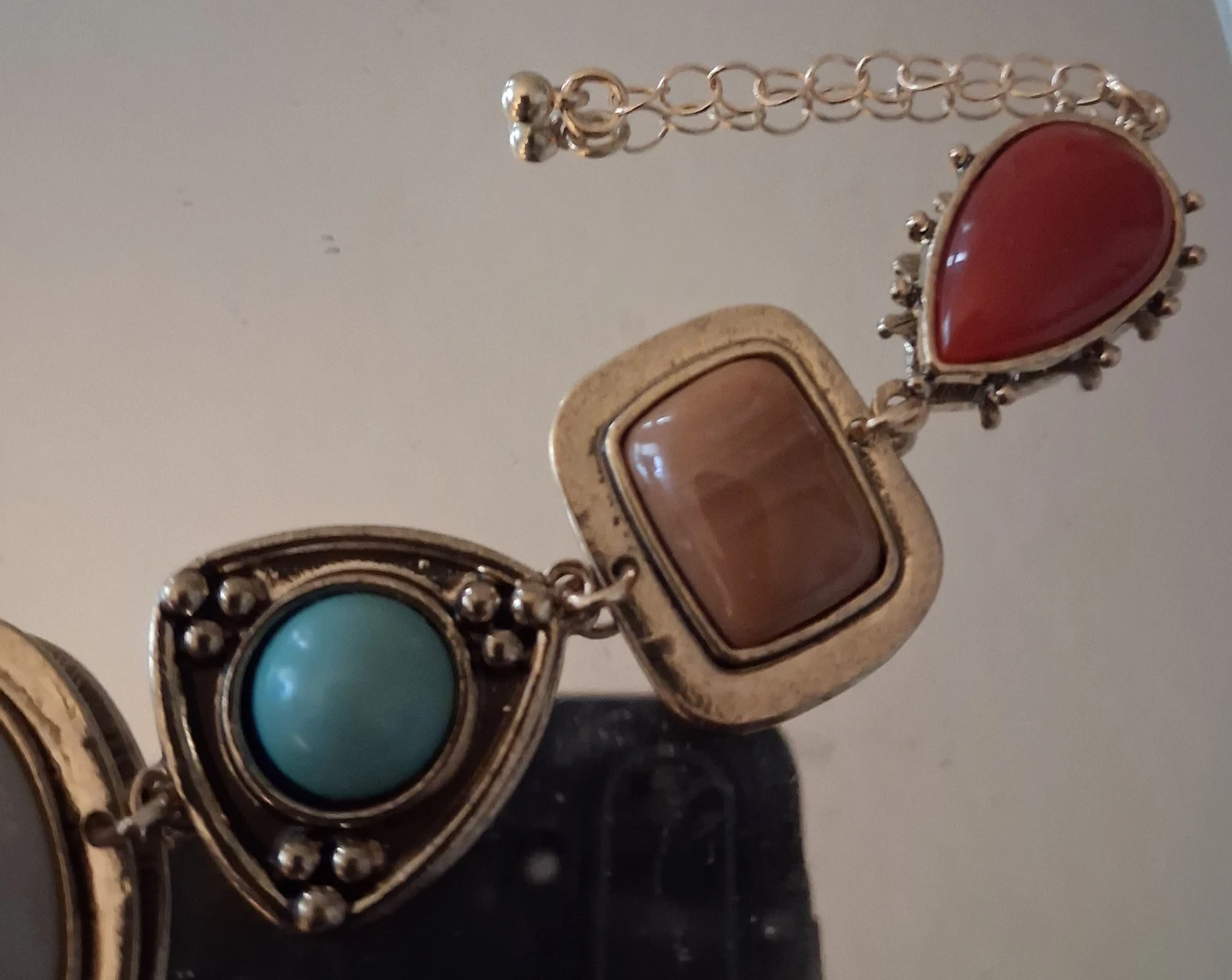 Assorted Gemstone Charm Bracelet - photo 2