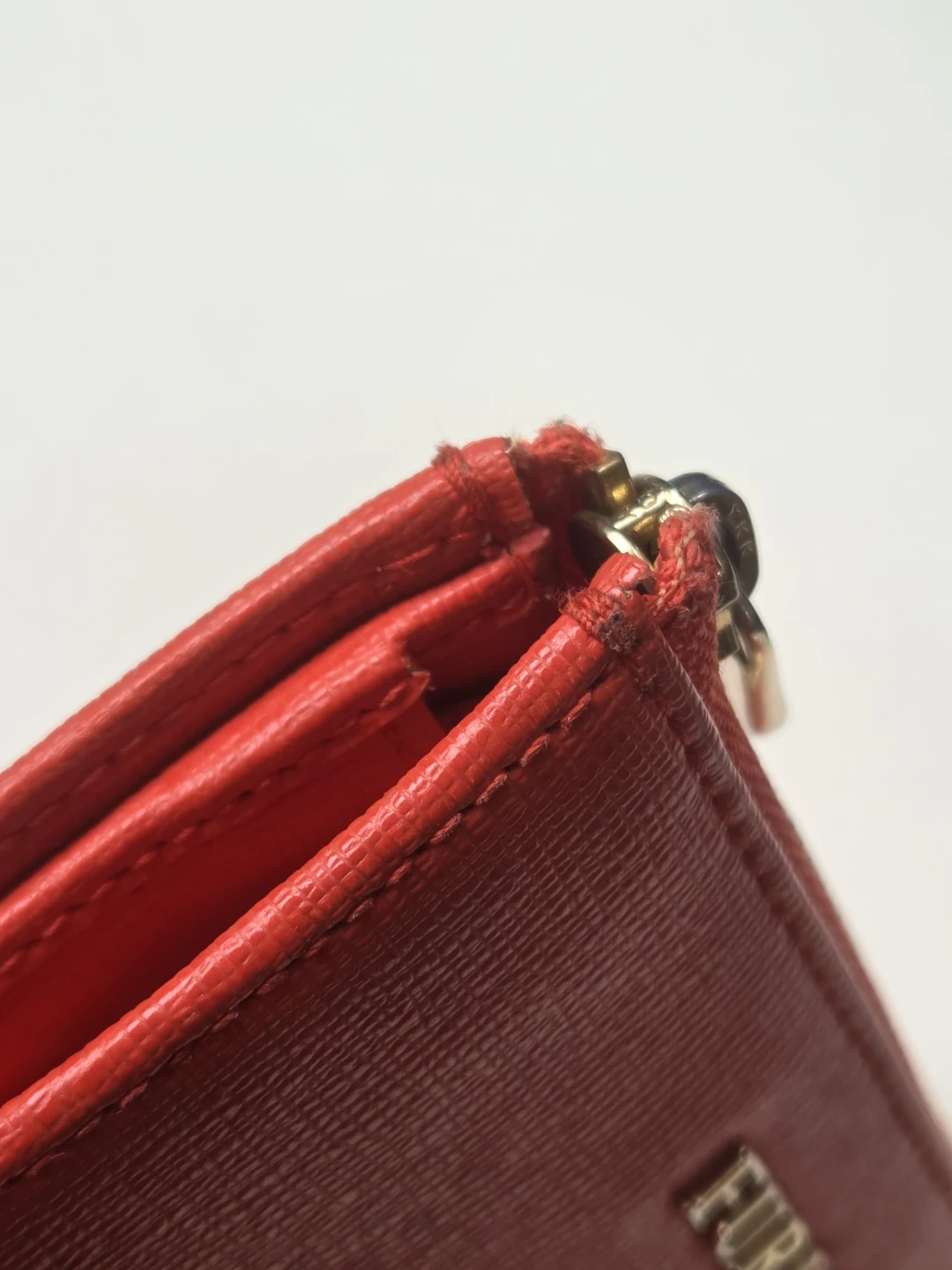 Furla Red Genuine Leather Wallet | With box - photo 3