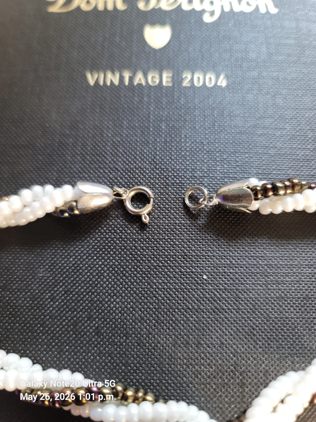 Vintage Beautiful Beaded Two Color Necklace - photo 2