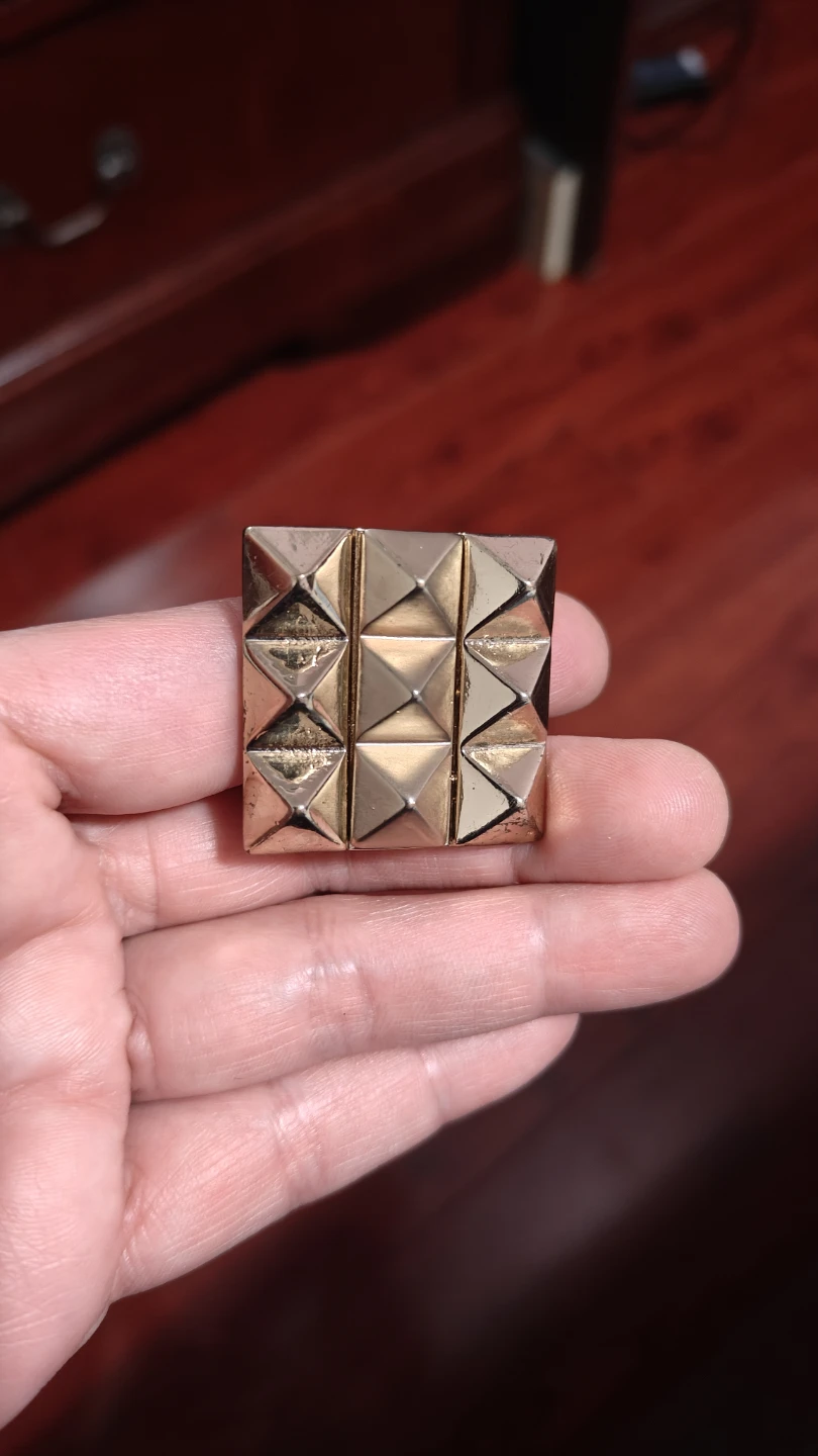 Gold Tone Pyramind Ring