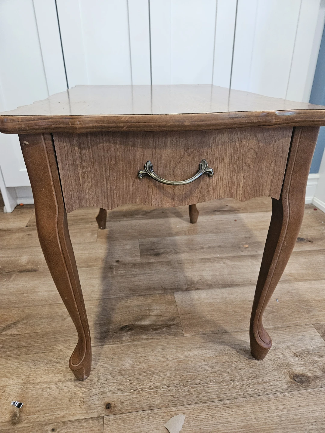Pair of Vintage Wood Side Tables - photo 3