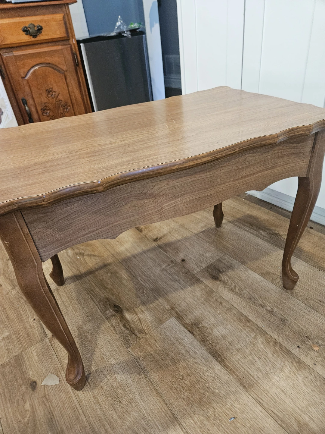 Pair of Vintage Wood Side Tables - photo 4