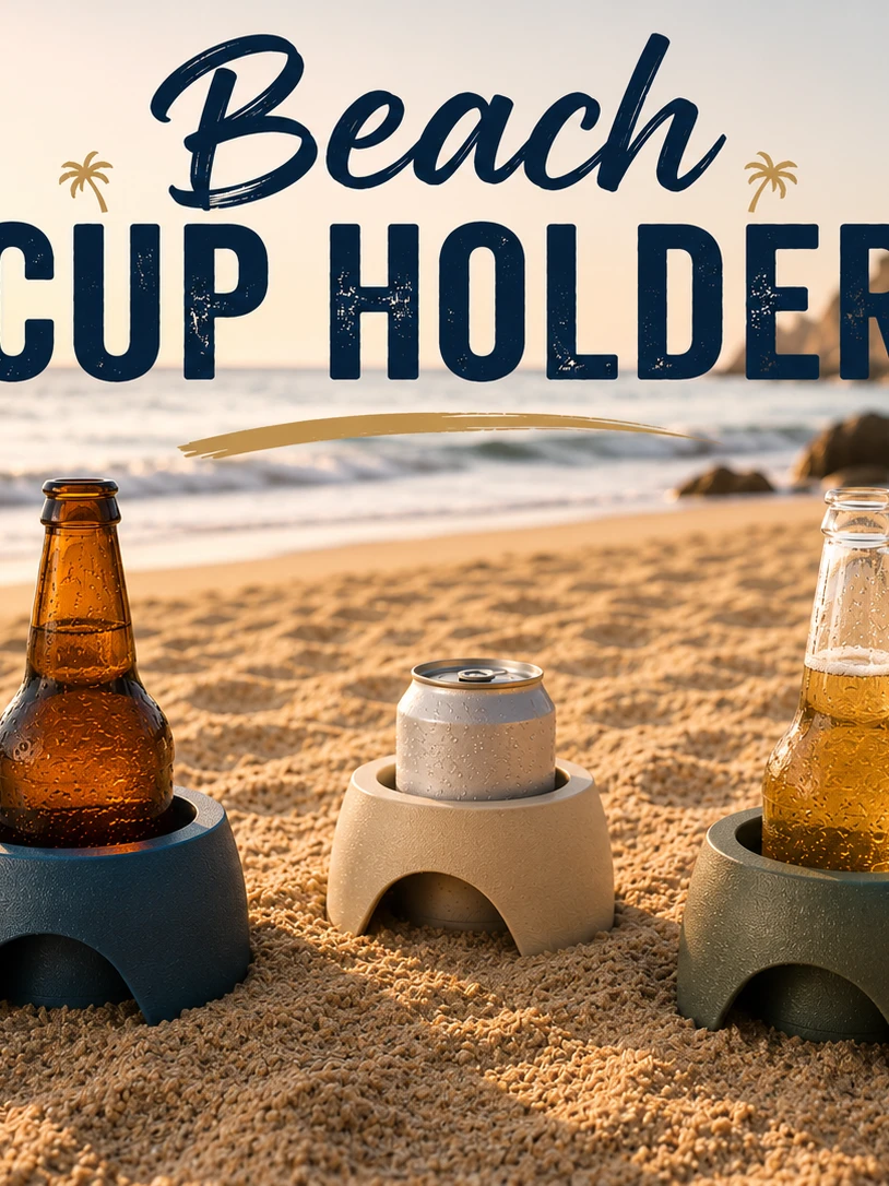Beach Cup Holders - Set of 2