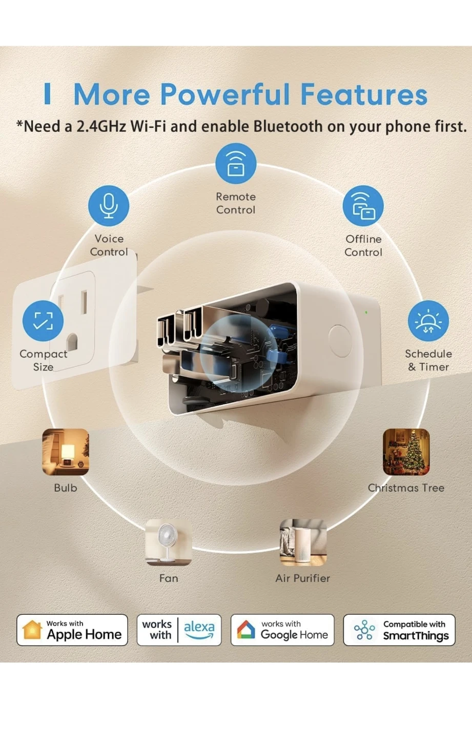 Meross Smart Plug Wi-Fi (4 Pack) - photo 2