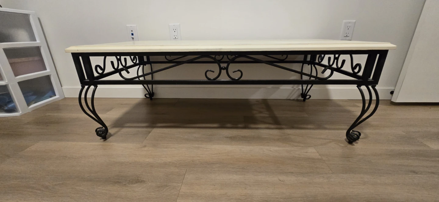 Coffee Table with Metal Legs - photo 3