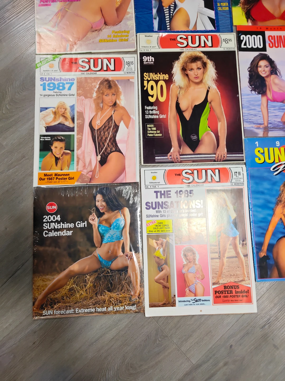 Vintage Sunshine Girls Calendars x9 - photo 2