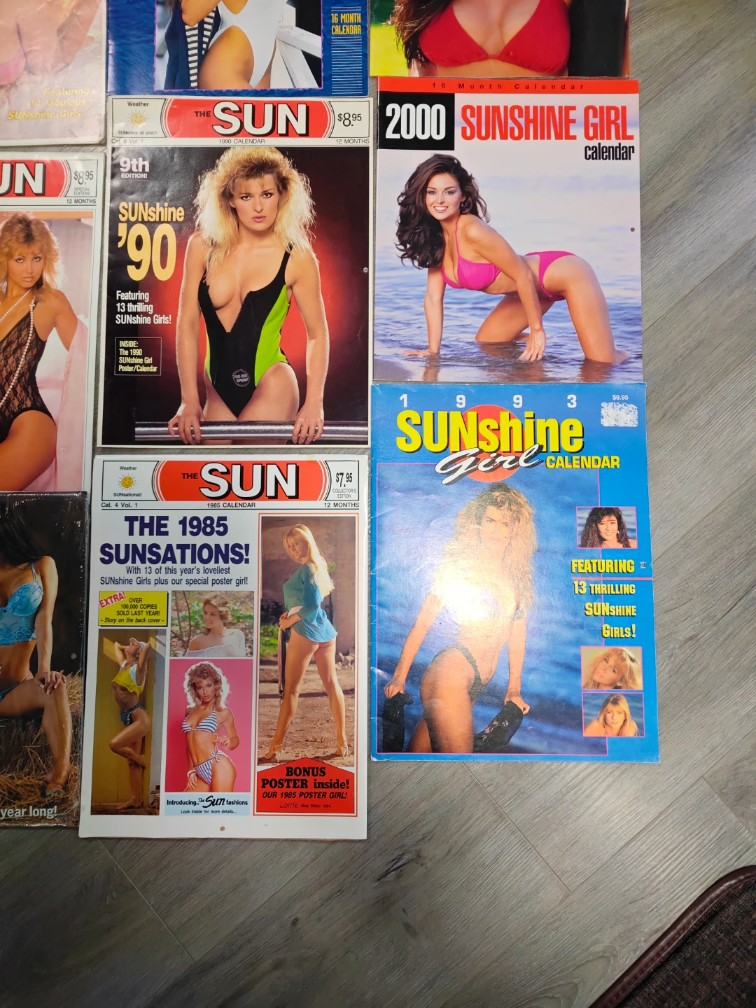 Vintage Sunshine Girls Calendars x9 - photo 3