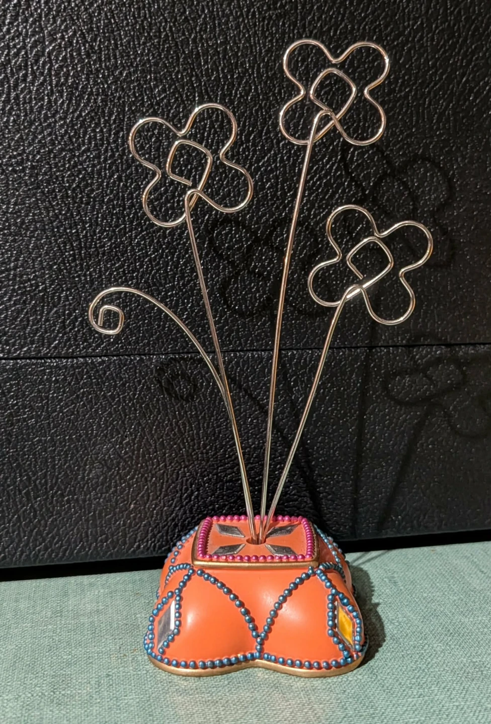 Flower Photo/Card Holder
