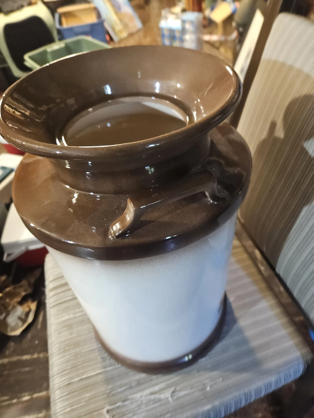 Vintage Ceramic Milk Jug with Floral Design - photo 5