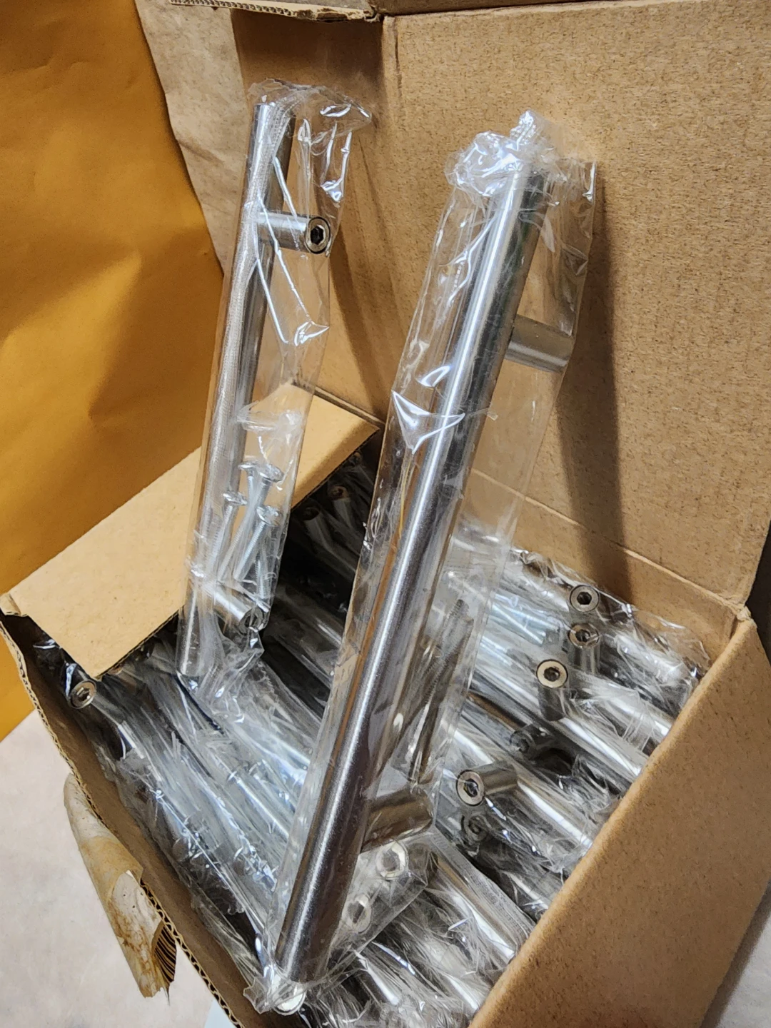Amerock Bar Cabinet Pulls - 7 in. Satin Nickel (10-Pack) - photo 4