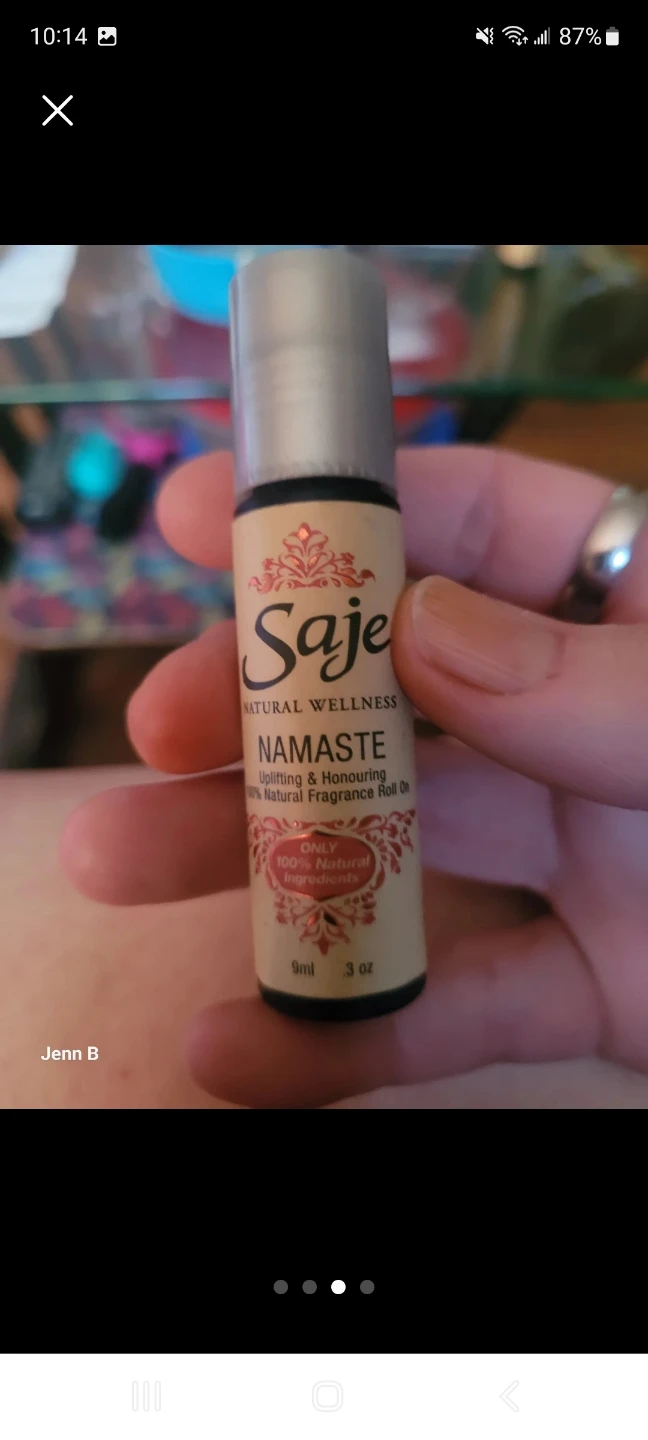 Saje Natural Wellness Namaste 9ml Natural Fragrance Roll-On Oil