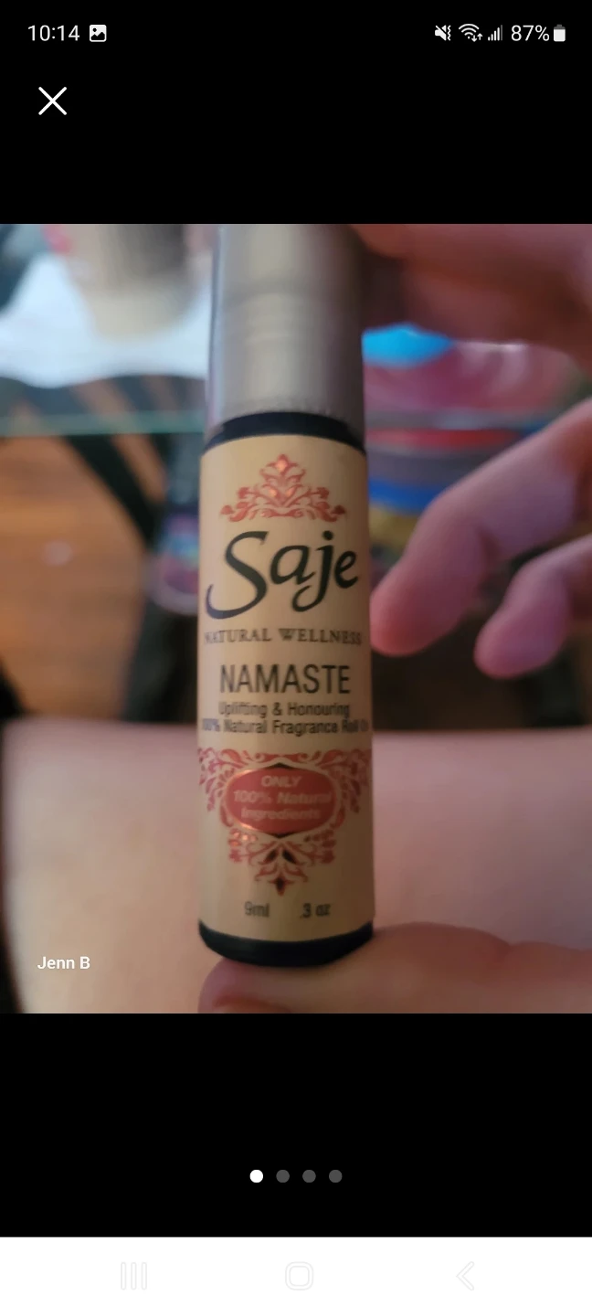 Saje Natural Wellness Namaste 9ml Natural Fragrance Roll-On Oil - photo 4