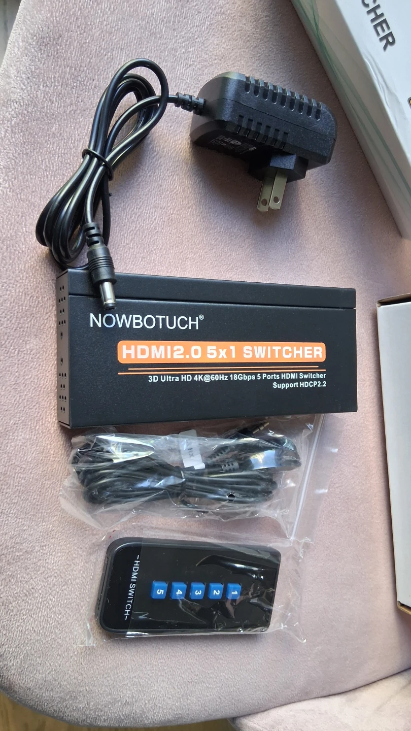 NEW HDMI Switcher  5 in 1 Out 4K HDCP 2.2 Dolby Vision - photo 4