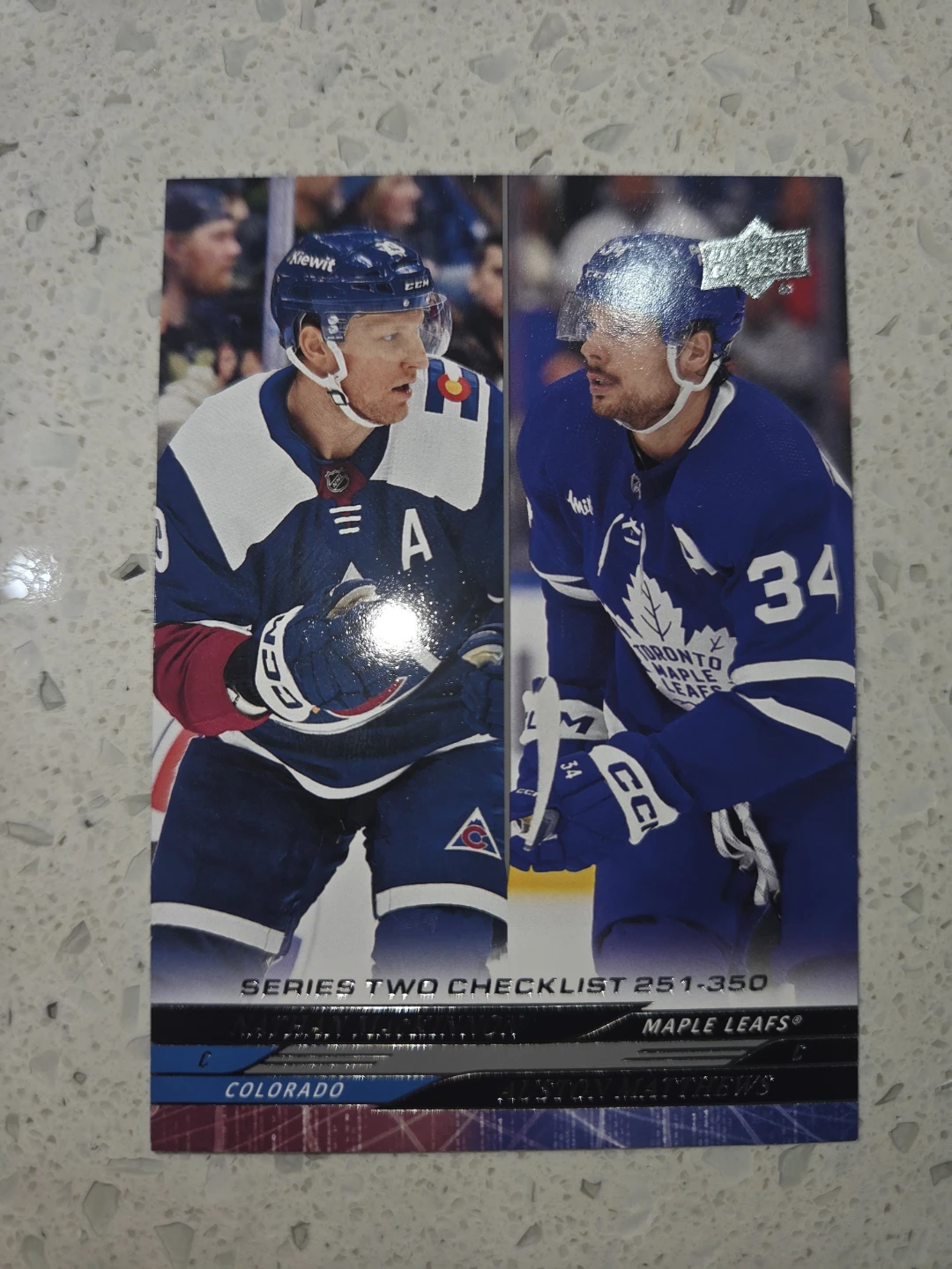 2024-25 Upper Deck Series 2 Hockey Checklist Card