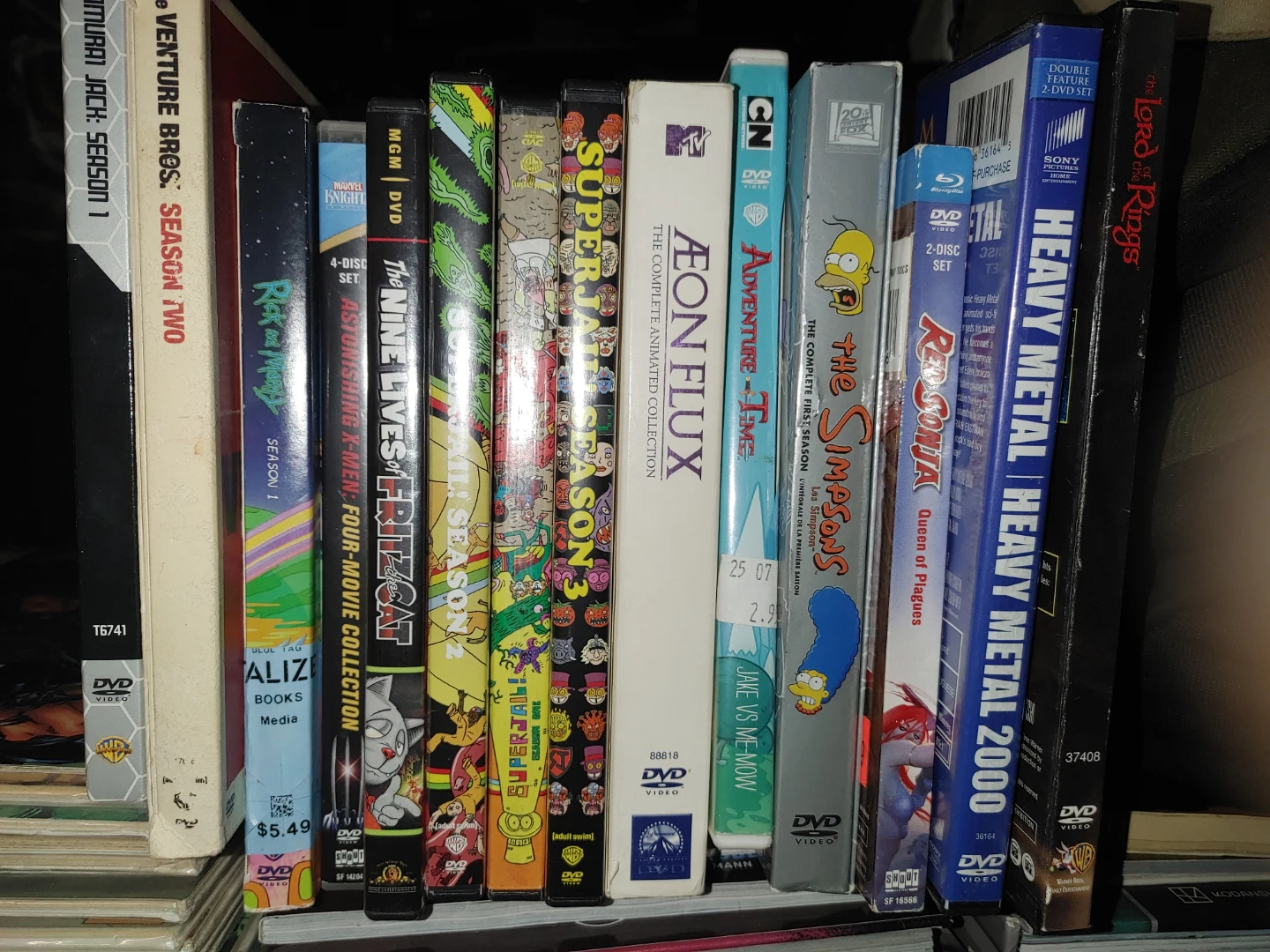 Mature animated movies, Batman DVDs