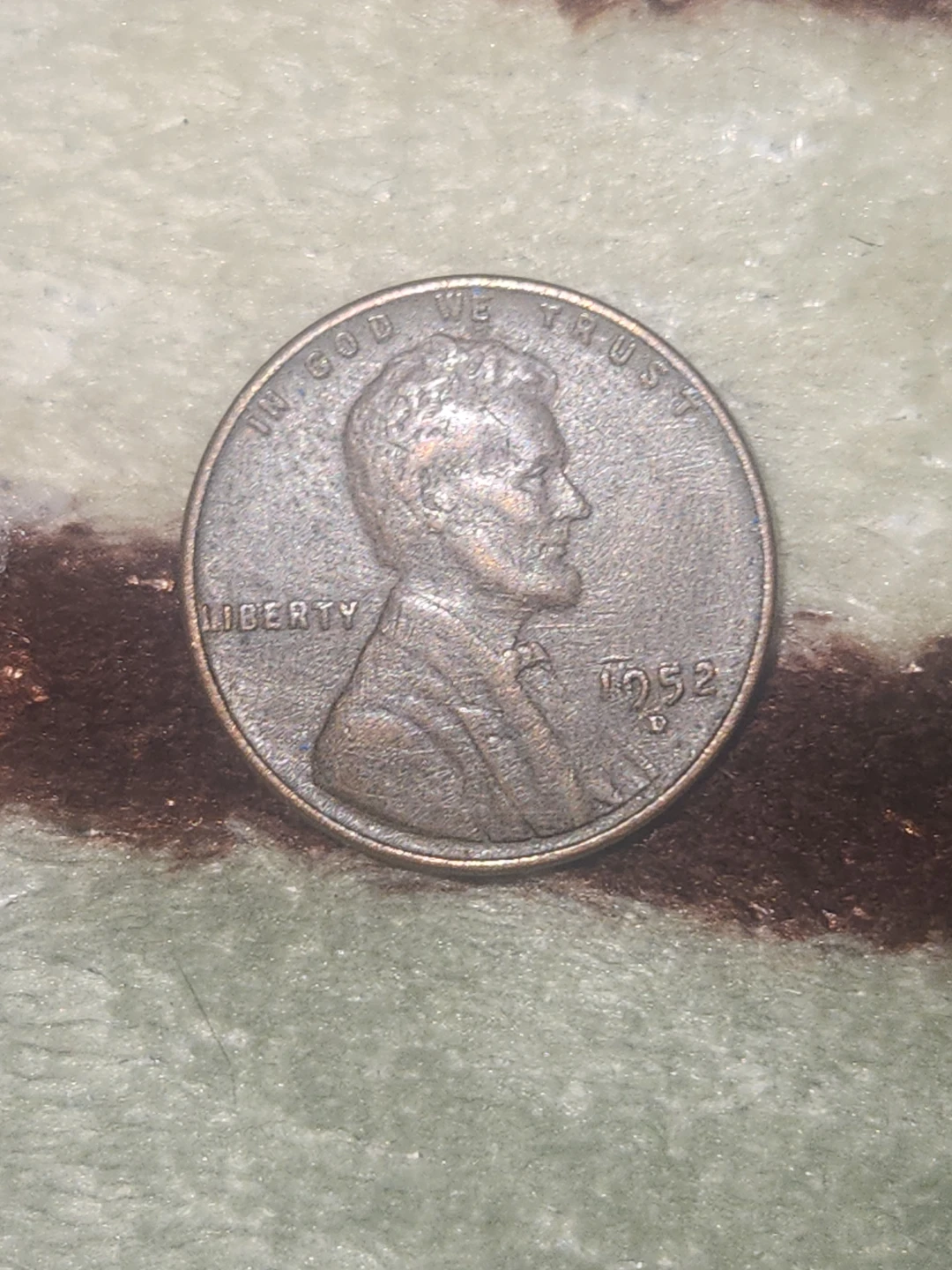 Rare 1952 D Lincoln Weat Cent With Edge And L Error