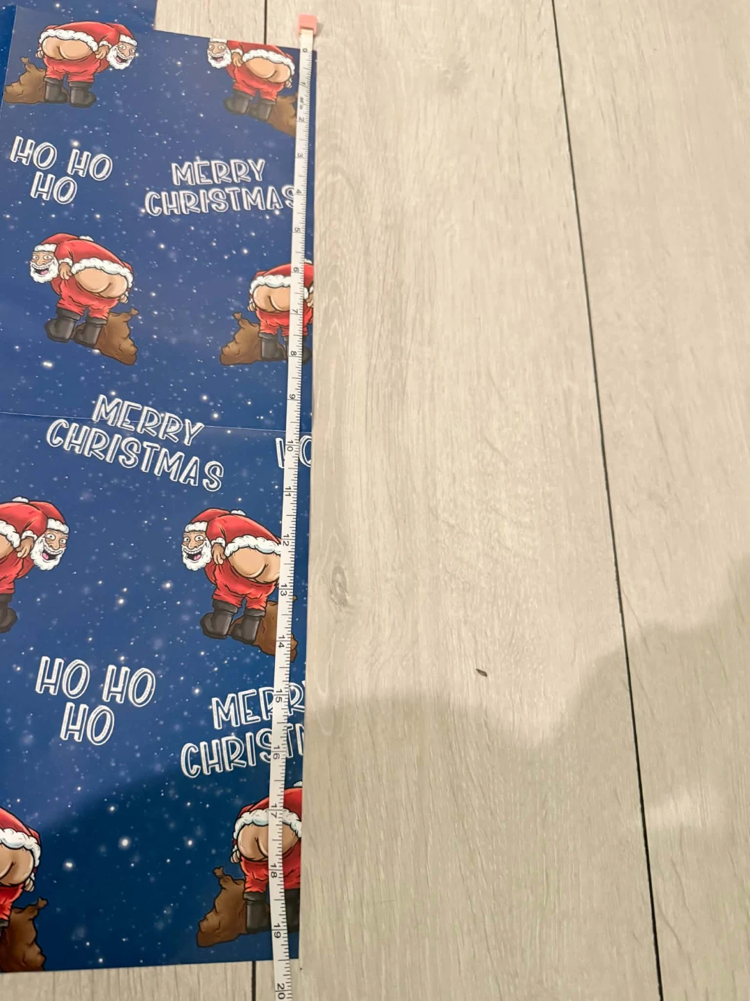 Funny Santa Christwas Wrapping Paper - photo 5