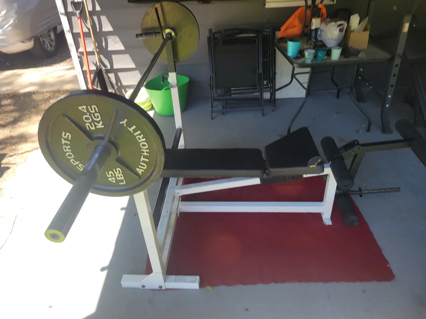 BODY SOLID  OLYMPIC BENCH  DIP HANDLES