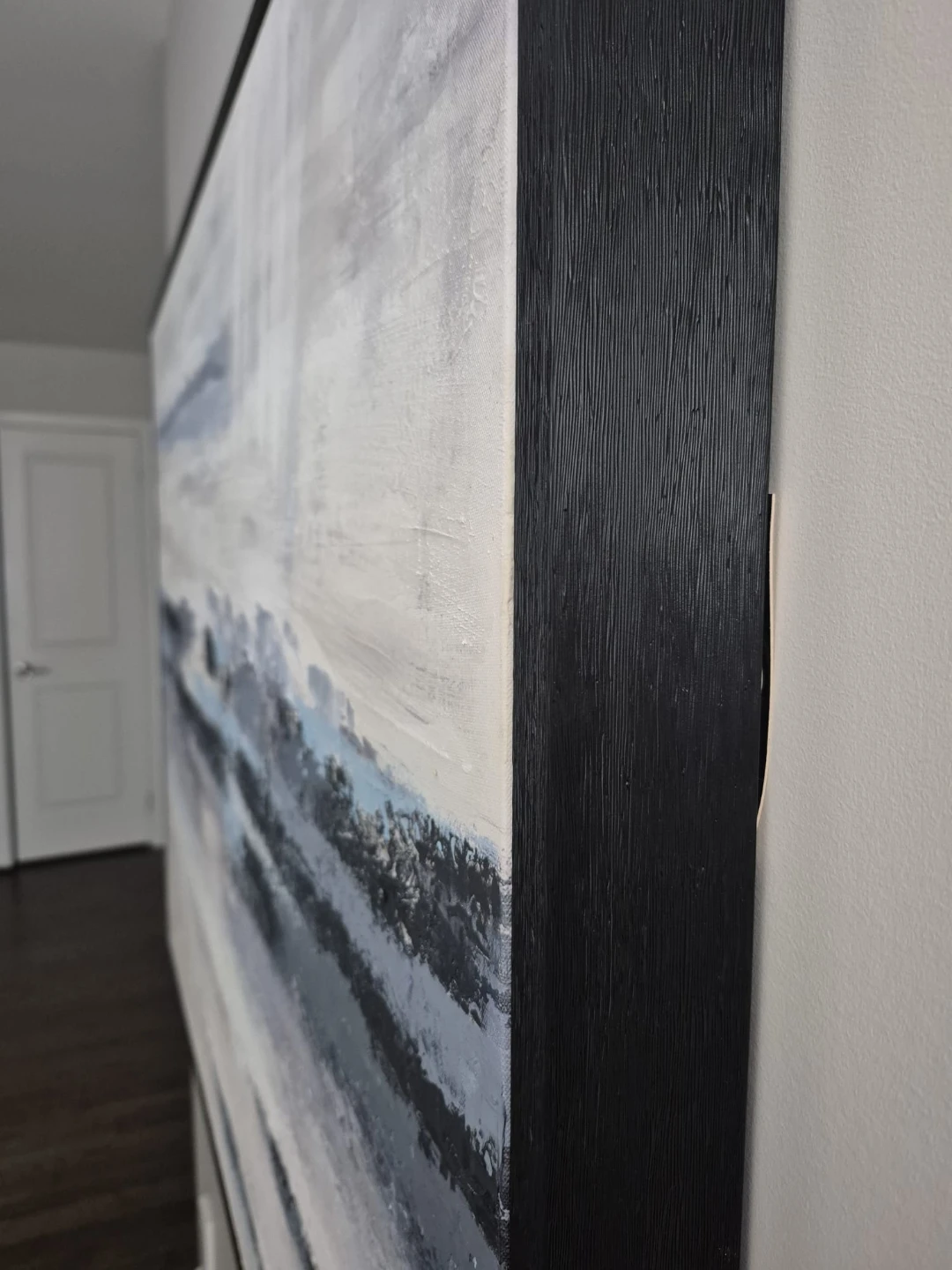 Textured Abstract Landscape Wall Art - photo 3
