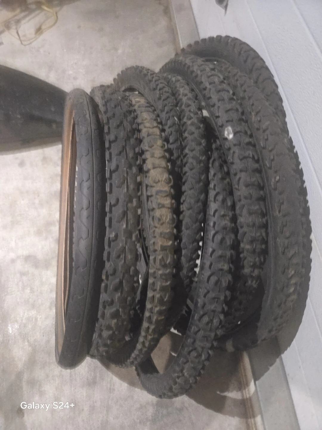 Assorted Bike Tires - Various Tread Patterns