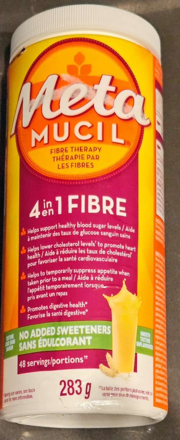 Brand New Metamucil 4 in 1 Fibre Supplement, 283g
