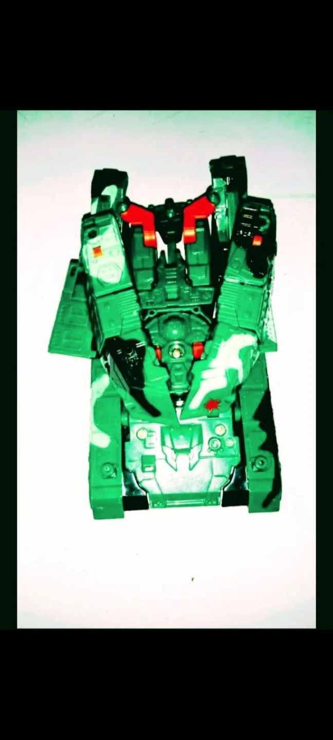 Green Camouflage Tank Robot Toy