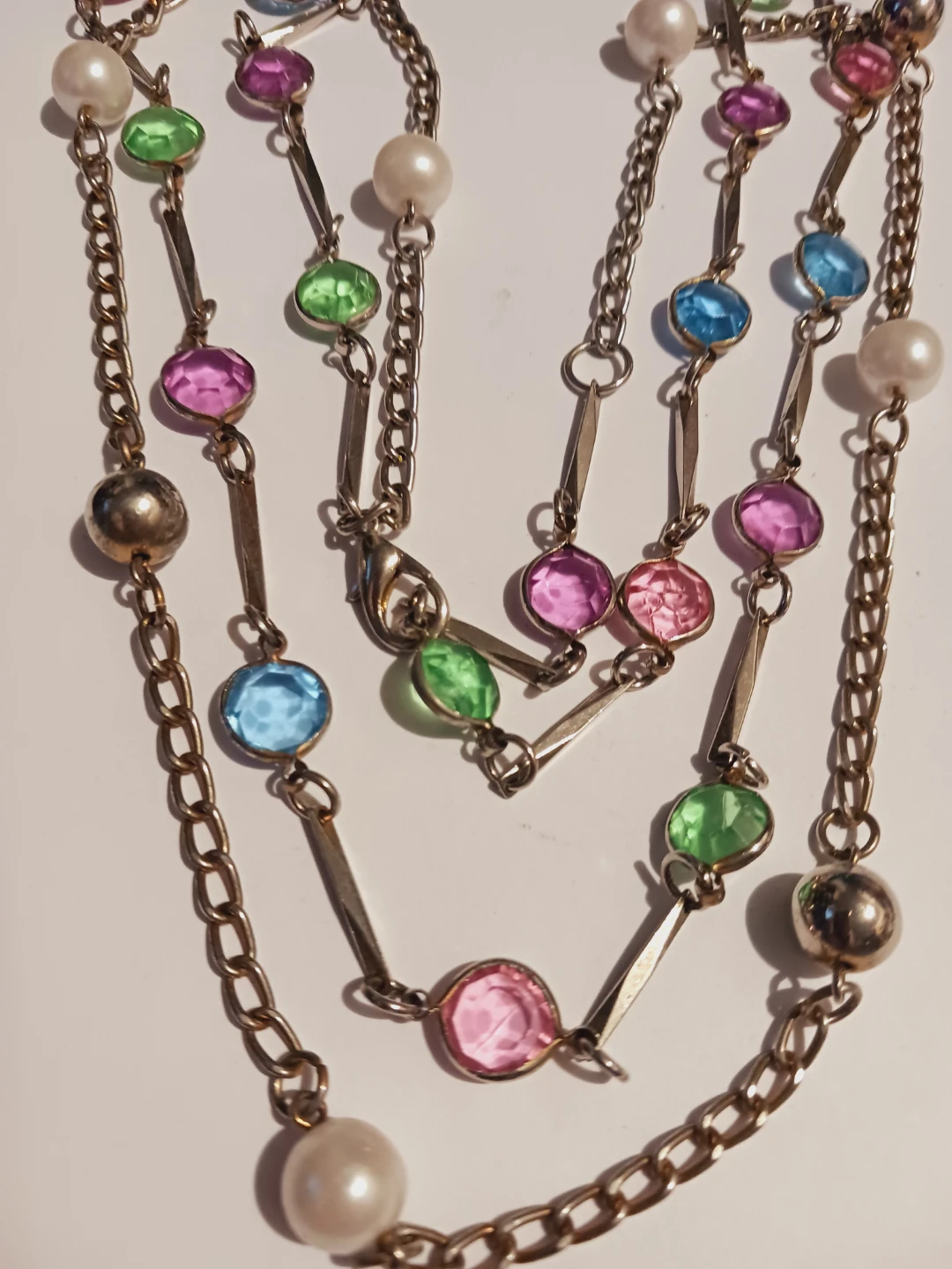 Beautiful Layered Necklace with Colorful Beads & Pearls - photo 3
