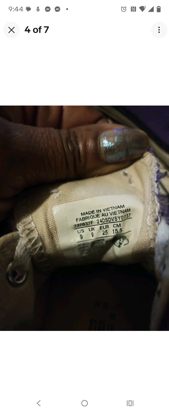 Bundle Converse All Star Purple Low Top Sneakers - photo 4