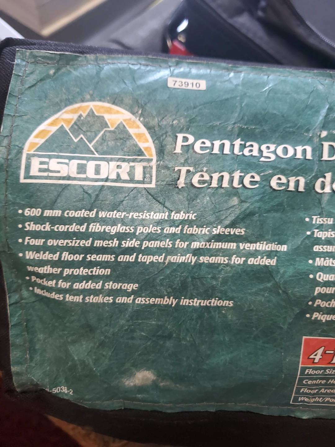 Escort Pentagon Dome Tent 4-Person - photo 3