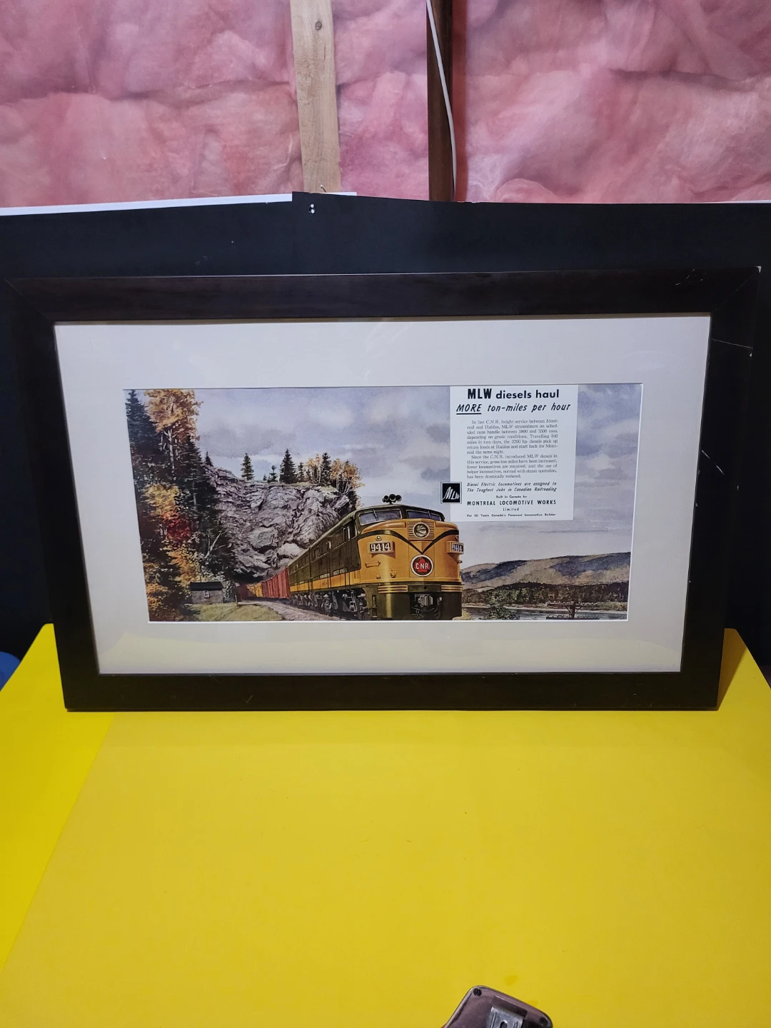 Montreal Locomotive Train Works MLW Diesels Advertisement Print