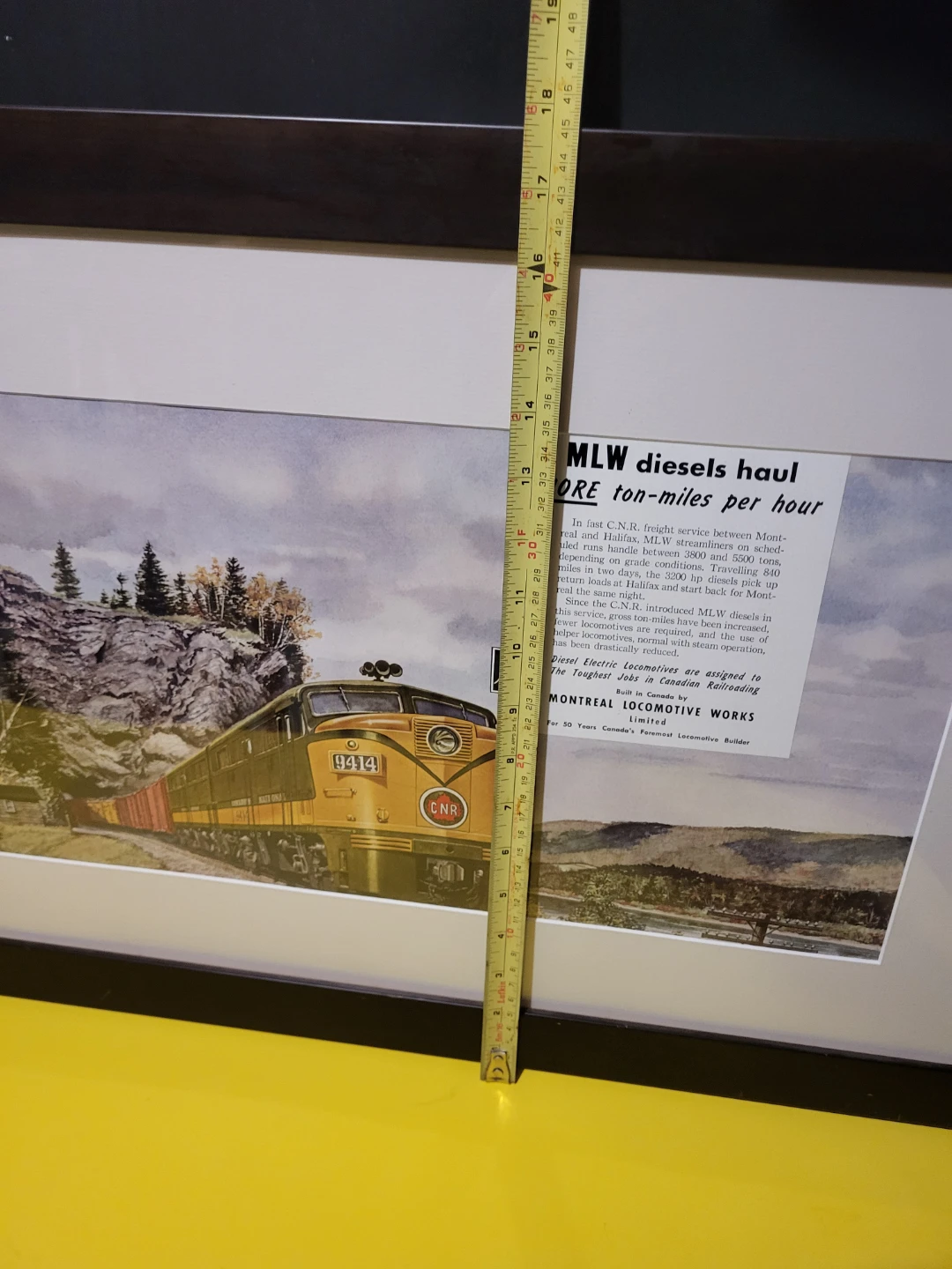 Montreal Locomotive Train Works MLW Diesels Advertisement Print - photo 5