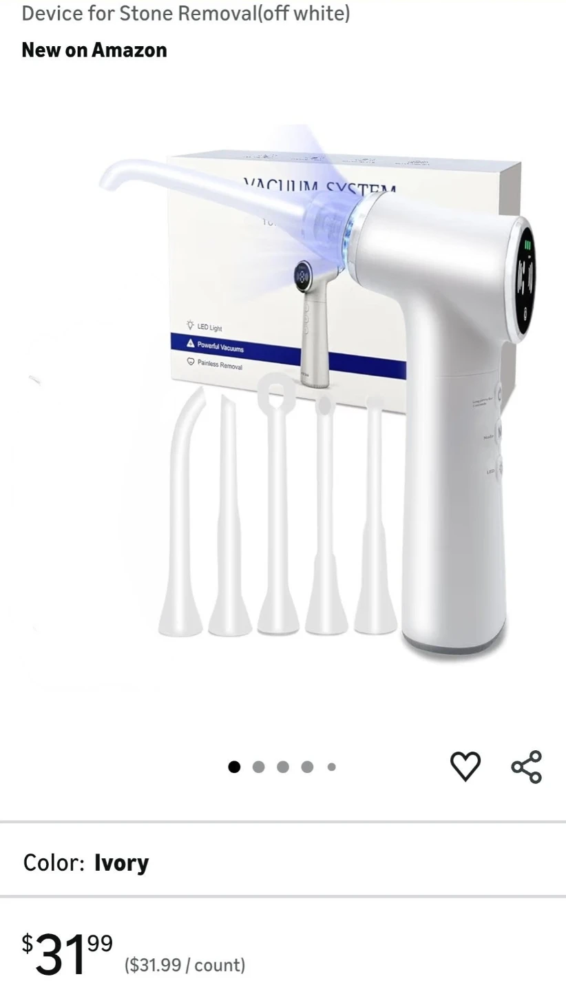 Device for Stone Removal (cash only