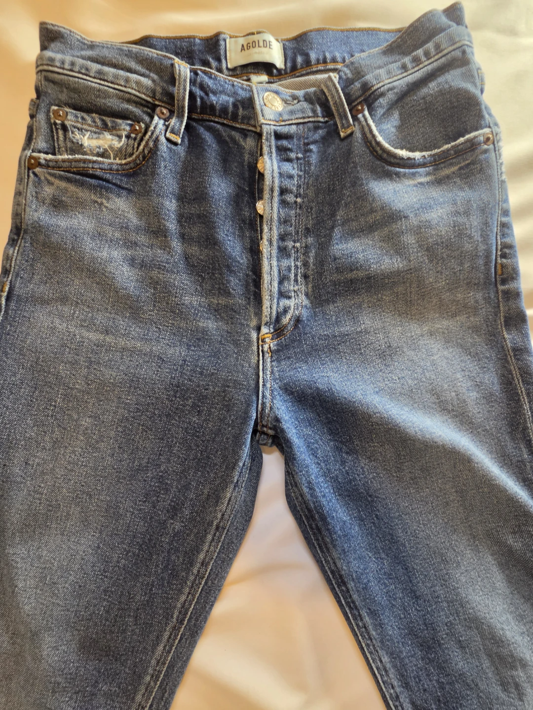 AGOLDE Riley Straight Leg Jeans - Size 27