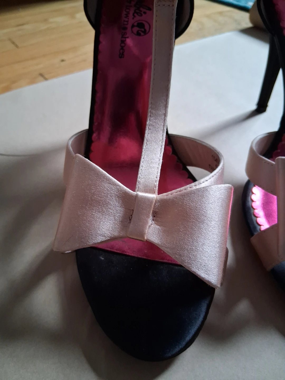 Barbie "by Town Shoes" T-Strap Heels with Bows - photo 3