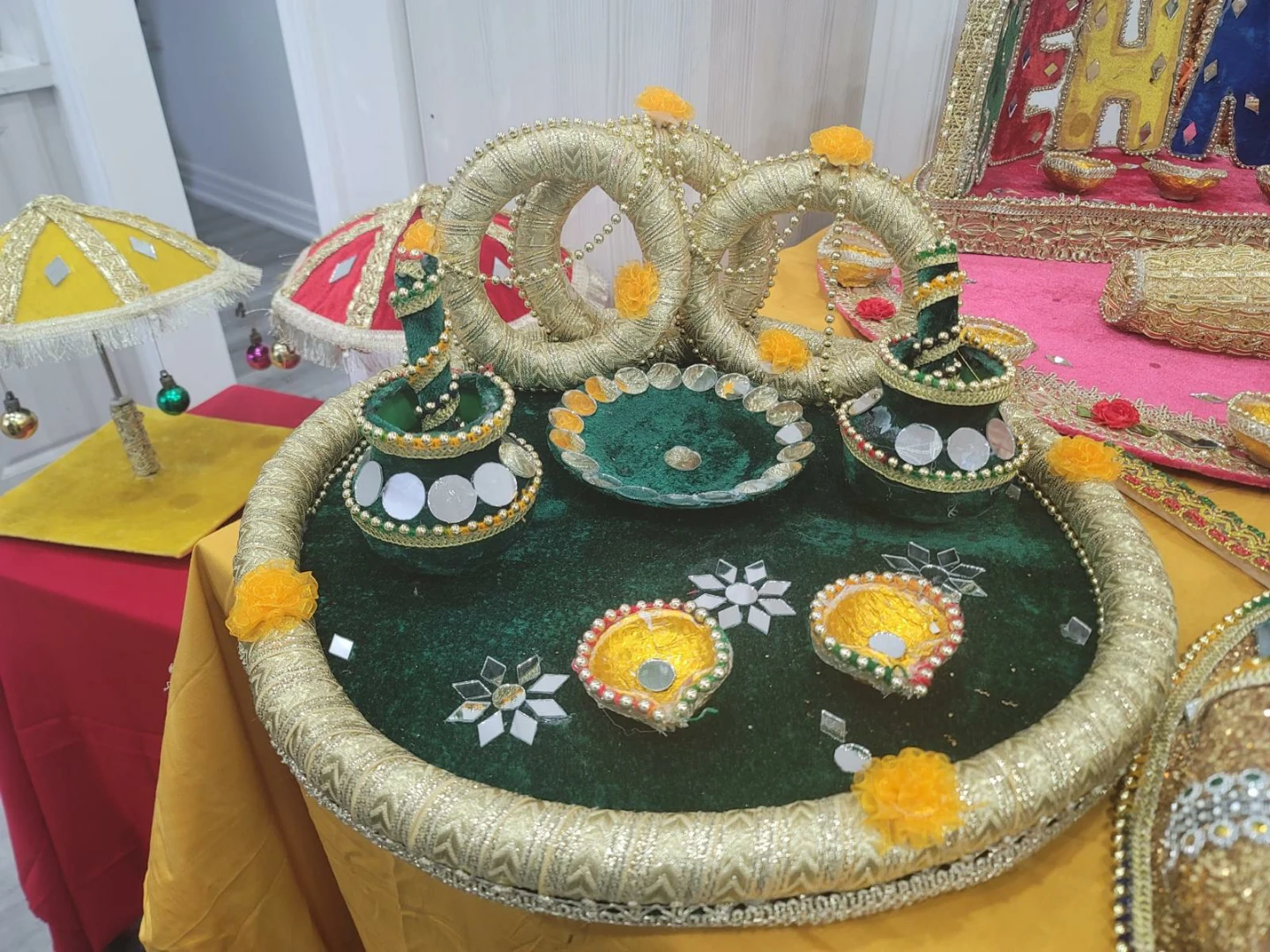 Decorative Tray Set with Bowls and Basket - photo 5