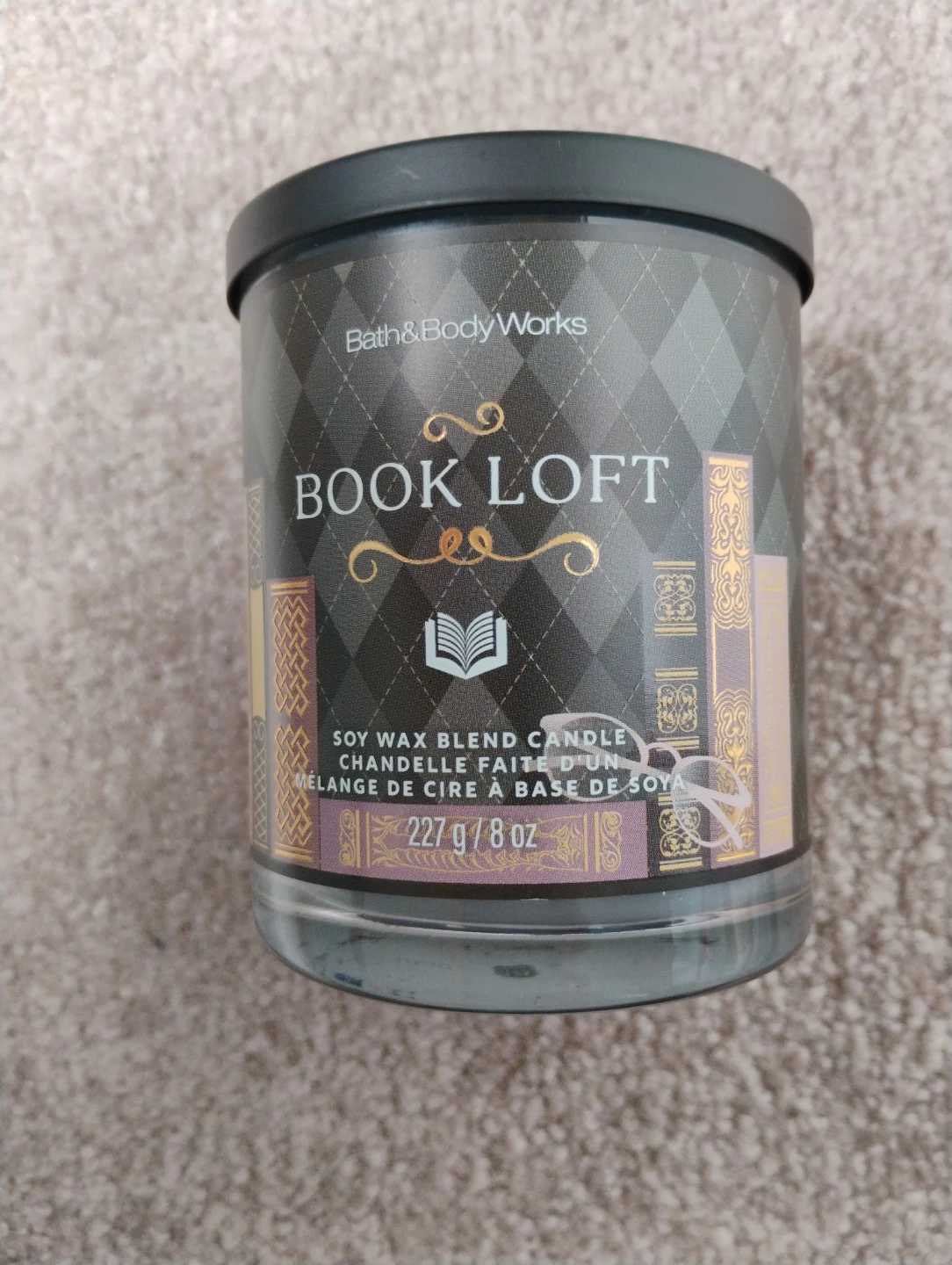 Bath & Body Works Book Loft 8 oz Soy Wax Blend Candle