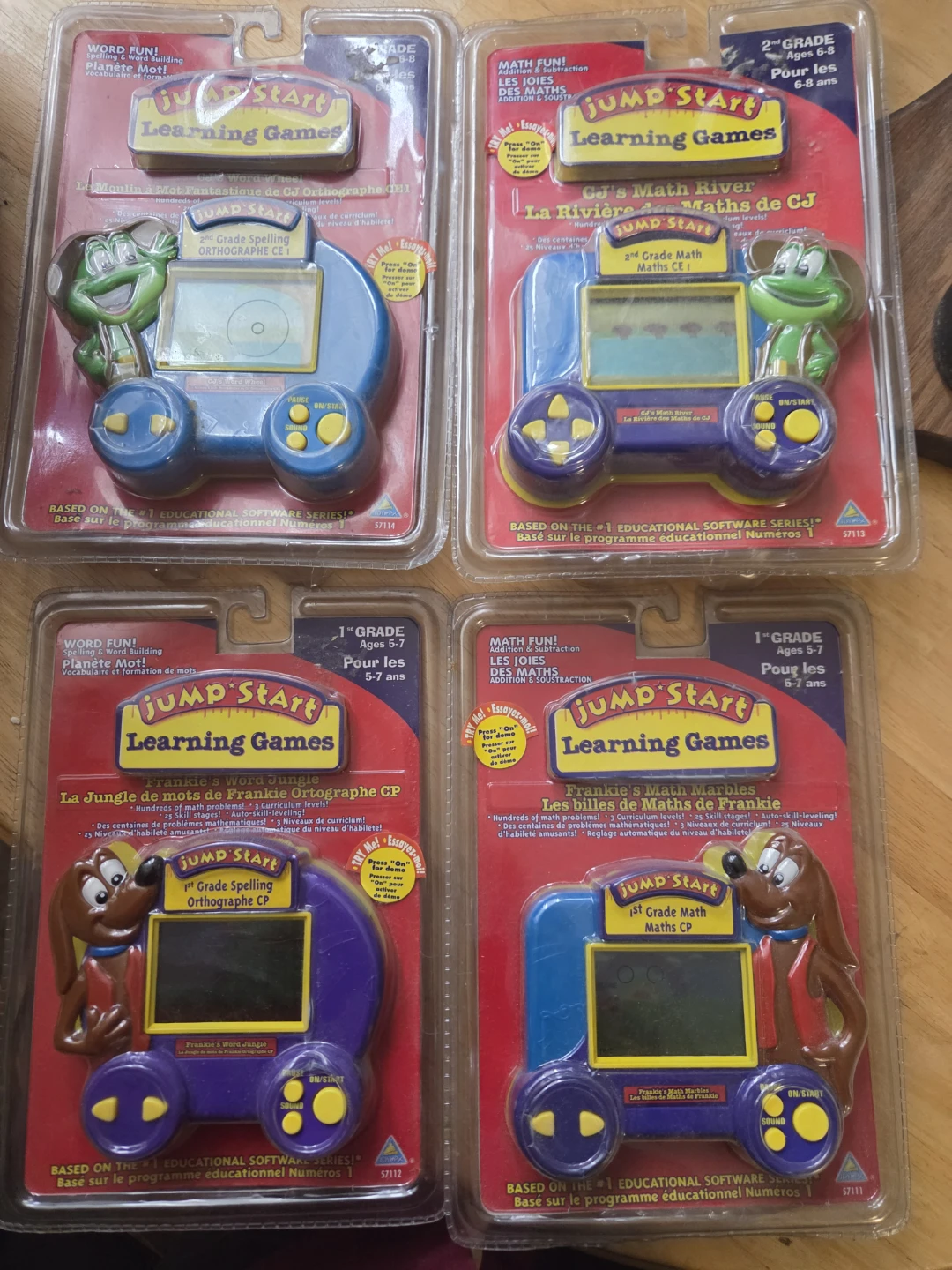 JumpStart Learning Games Electronic Handhelds (4 Total)